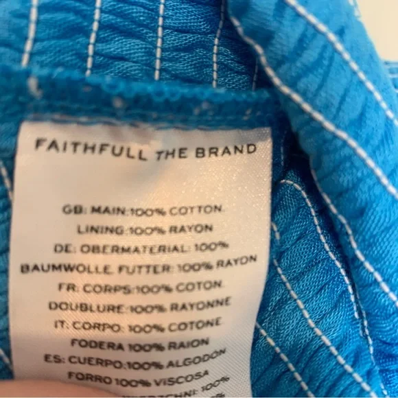 Faithfull the Brand Esti Ruffled Skirt Mini Skirt Beach Coverup - Picture 6 of 8